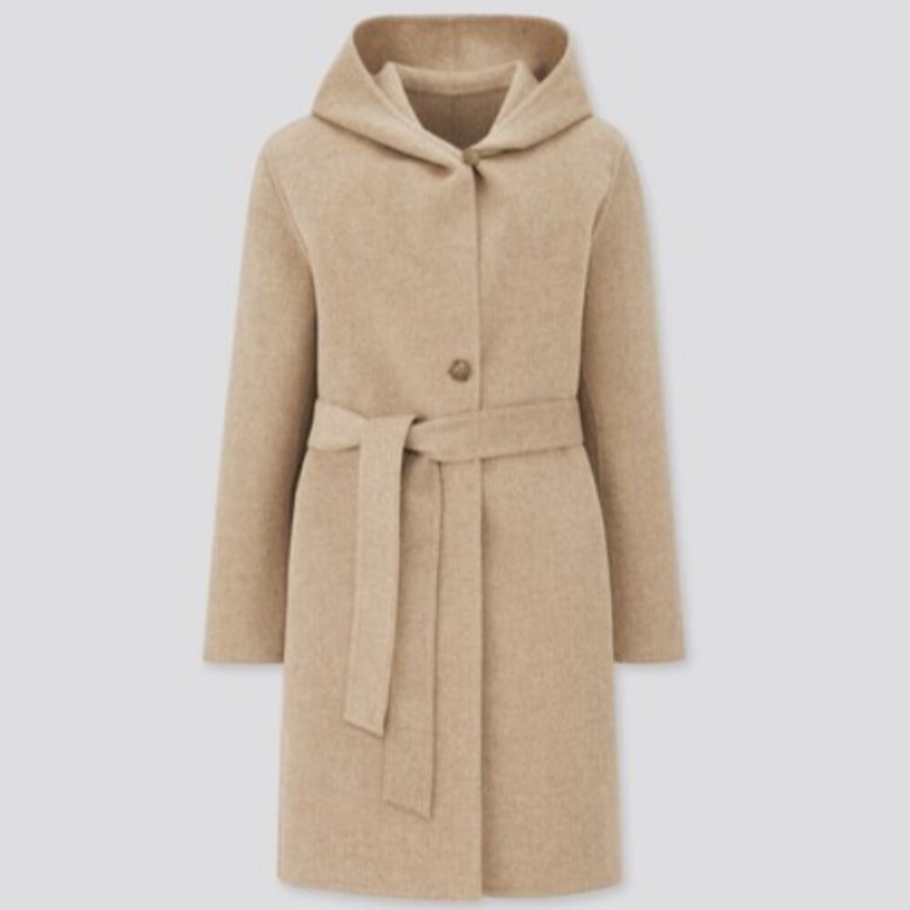UNIQLO Double face hooded coat XS